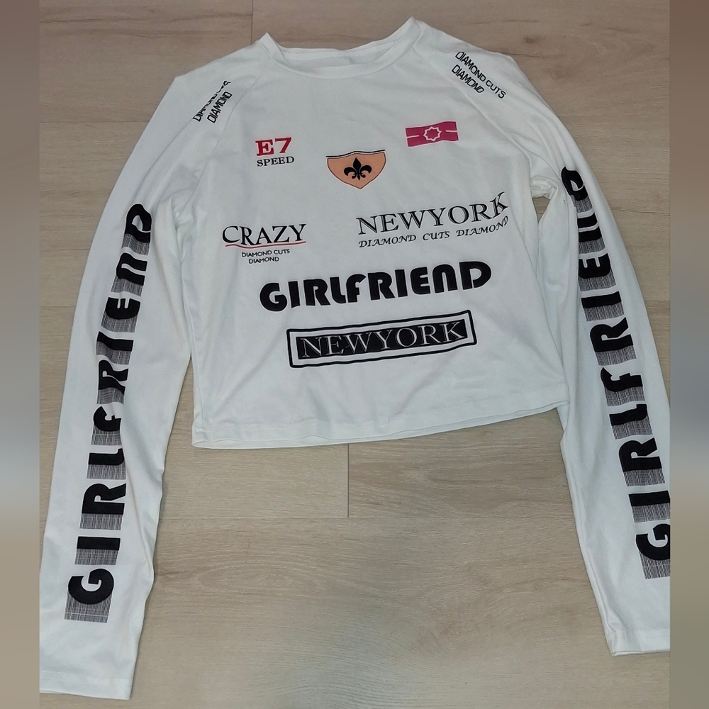 SHEIN White Garment with Black Brand Tag